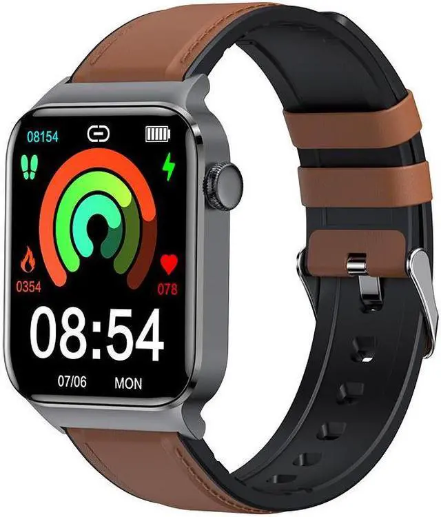 Alt view image 5 of 5 - T50 Smart Watch Bluetooth Call Heart Rate Blood Oxygen Blood Pressure Exercise Pedometer Men's Watch