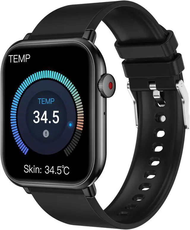 Alt view image 3 of 5 - Qx9 Smart Watch Multiple Sport Mode Bluetooth Calling Body Temperature Heart Rate 1.85-Inch Tft Hd Men's Bracelet