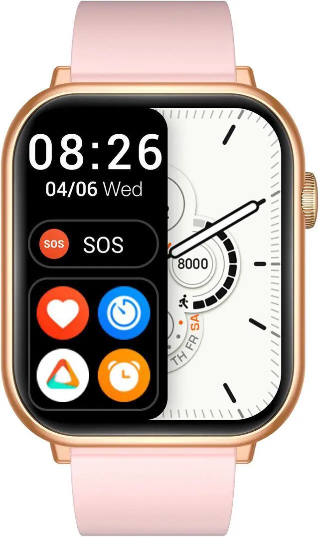 Alt view image 5 of 5 - Qx9 Smart Watch Multiple Sport Mode Bluetooth Calling Body Temperature Heart Rate 1.85-Inch Tft Hd Men's Bracelet