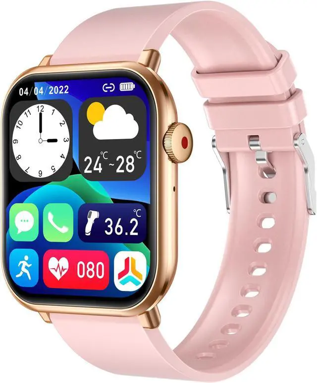 Alt view image 4 of 5 - Qx9 Smart Watch Multiple Sport Mode Bluetooth Calling Body Temperature Heart Rate 1.85-Inch Tft Hd Men's Bracelet