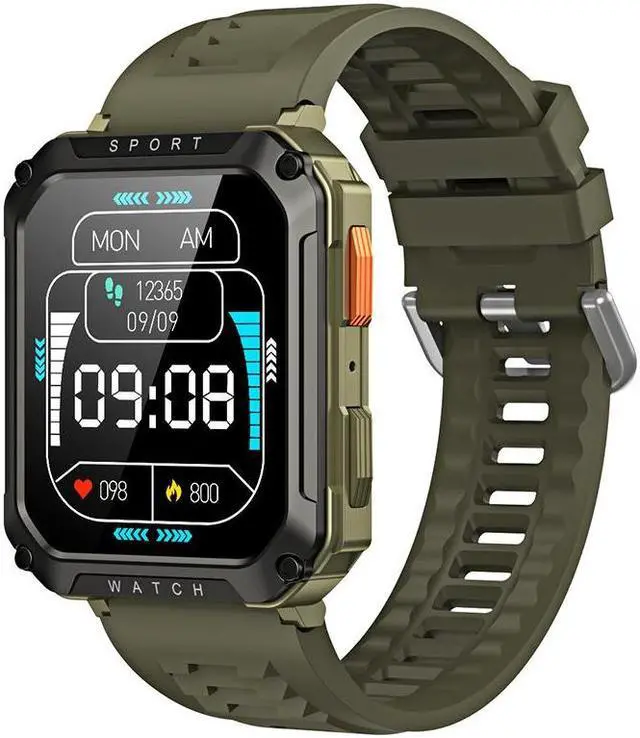 Alt view image 2 of 5 - T8pro Smart Watch Bluetooth Calling Watch Heart Rate Blood Oxygen Sports Waterproof Men's Bracelet