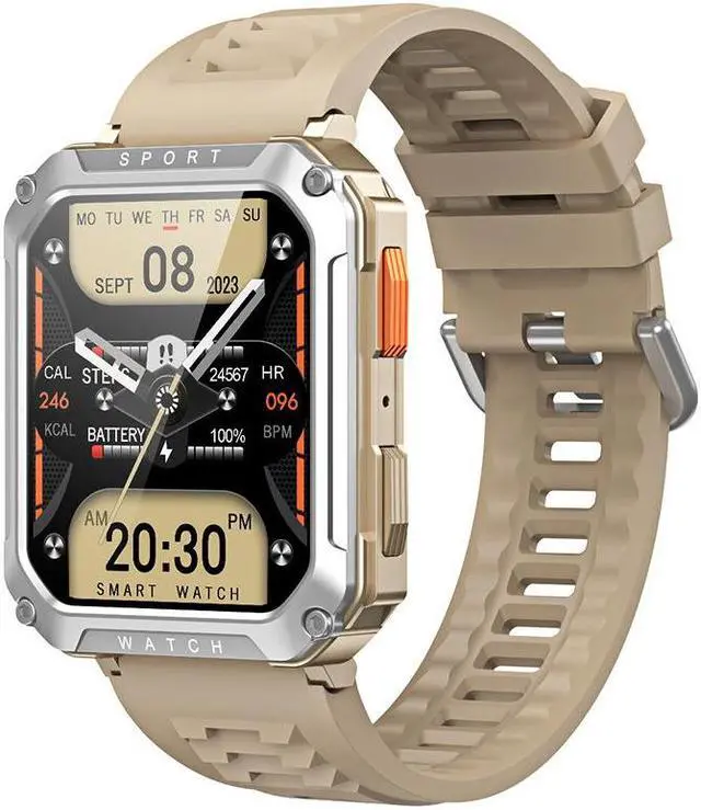 Alt view image 4 of 5 - T8pro Smart Watch Bluetooth Calling Watch Heart Rate Blood Oxygen Sports Waterproof Men's Bracelet