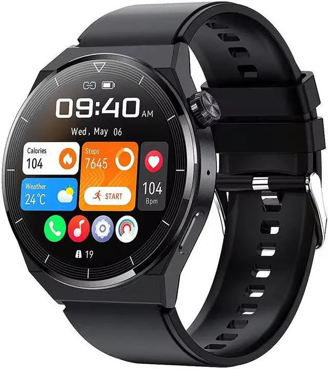 Main image of Hk46 Hd Large Round Screen Heart Rate Watch Multi-Function Sport Smart Watch