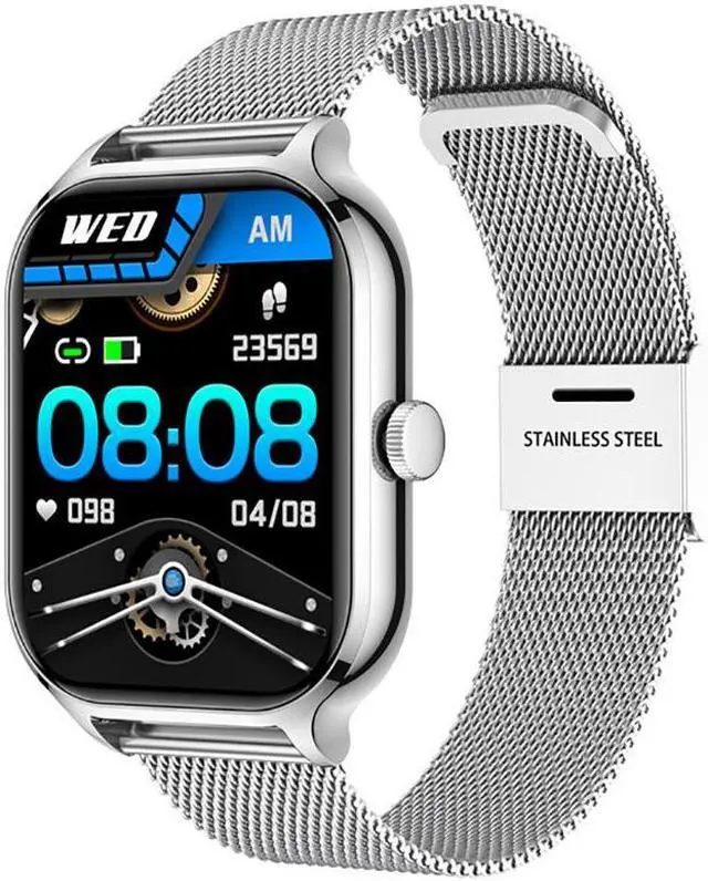 Alt view image 5 of 7 - Z49 Smart Watch 2.01-Inch Heart Rate Blood Pressure Exercise Pedometer Men's Bracelet