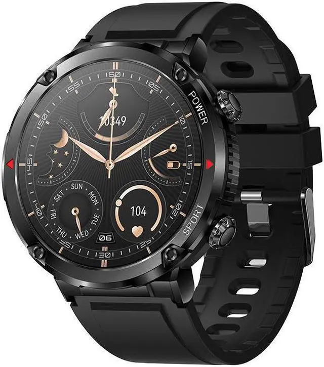 Alt view image 4 of 5 - T30 Outdoor Bluetooth Calling Smart Watch Heart Rate Blood Pressure Blood Oxygen Sport Step Counting Men's Watch
