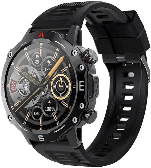 Alt view image 2 of 5 - Od2 Smart Watch Heart Rate Blood Pressure Blood Oxygen Bluetooth Calling Outdoor Sports Waterproof Men's Watch