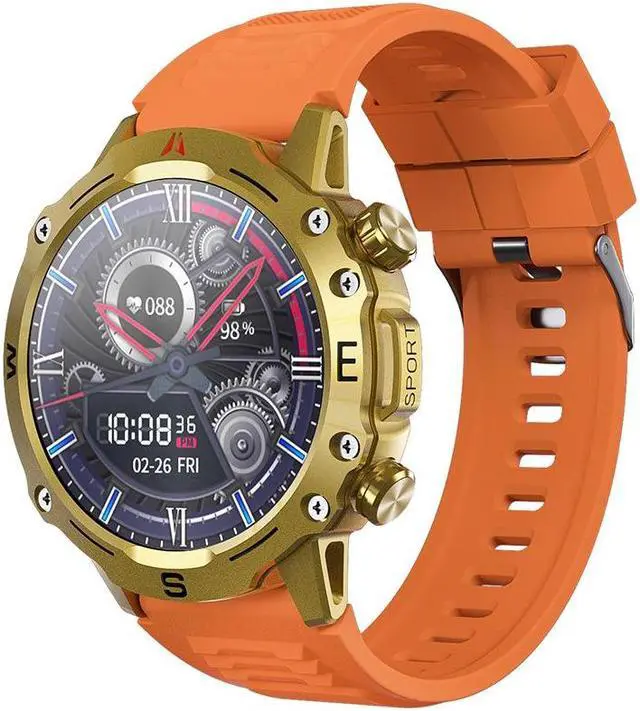 Alt view image 3 of 5 - Od2 Smart Watch Heart Rate Blood Pressure Blood Oxygen Bluetooth Calling Outdoor Sports Waterproof Men's Watch