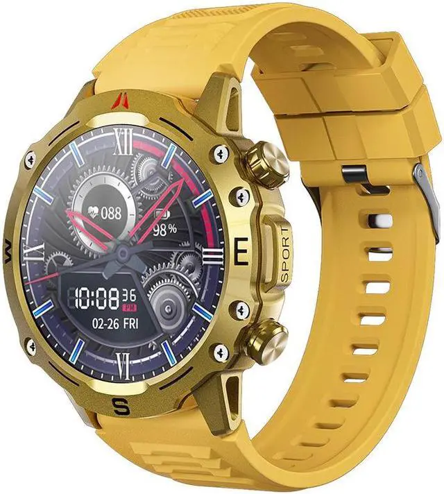 Alt view image 4 of 5 - Od2 Smart Watch Heart Rate Blood Pressure Blood Oxygen Bluetooth Calling Outdoor Sports Waterproof Men's Watch