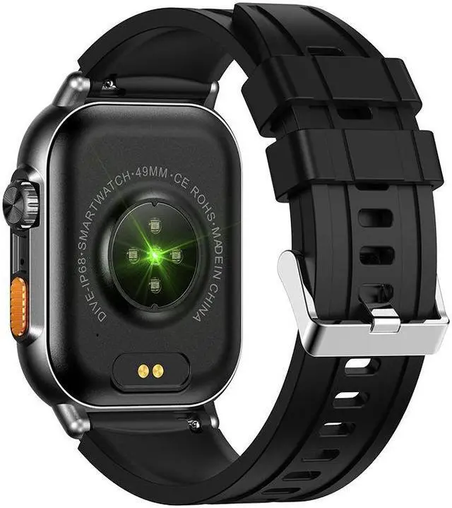 Alt view image 4 of 5 - Tk23 Smart Watch Bluetooth Calling Heart Rate Blood Oxygen Blood Pressure Sleep Monitoring Step Counting Sports Men Bracelet