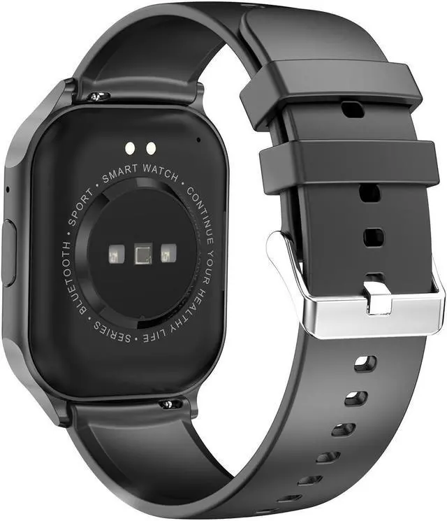 Alt view image 4 of 5 - Hk26 Smartwatch 2.04 Inch Smartwatch Heart Rate Blood Pressure Pedometer Sports Watch For Men