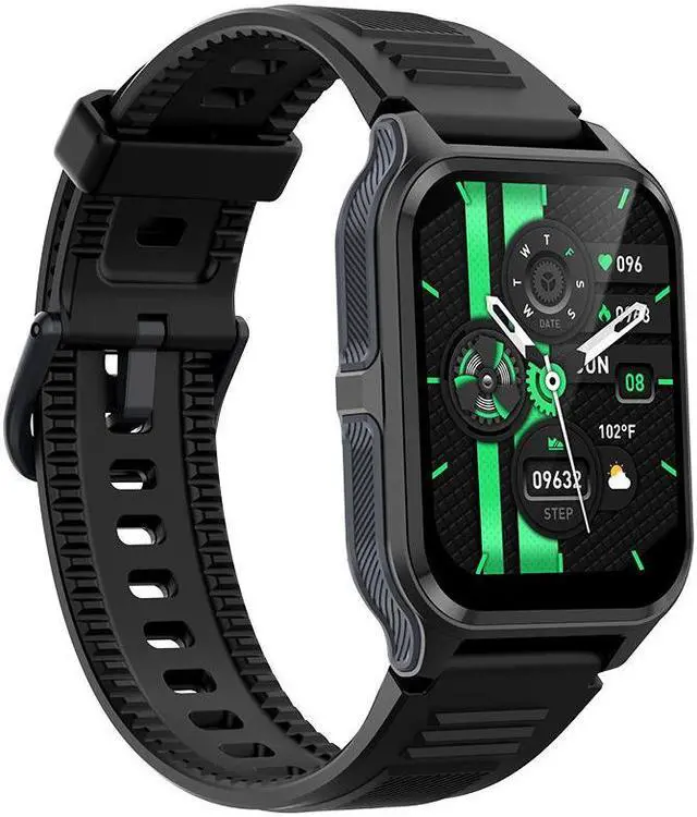 Alt view image 3 of 5 - P73 Smart Watch Heart Rate Blood Pressure Blood Oxygen Bluetooth Talk Camera Sports Waterproof Men's Watch