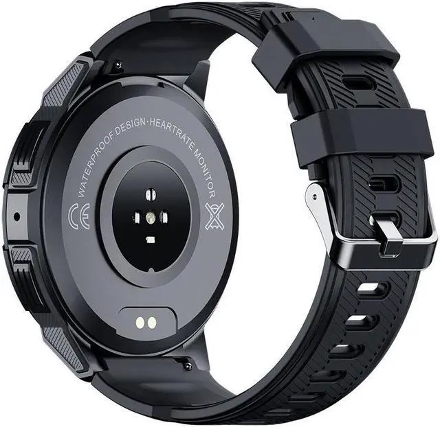 Alt view image 4 of 5 - C25 Smart Watch 1.43 Inch Amoled Touch Screen Heart Rate Blood Pressure Blood Oxygen Men's Photo Watch