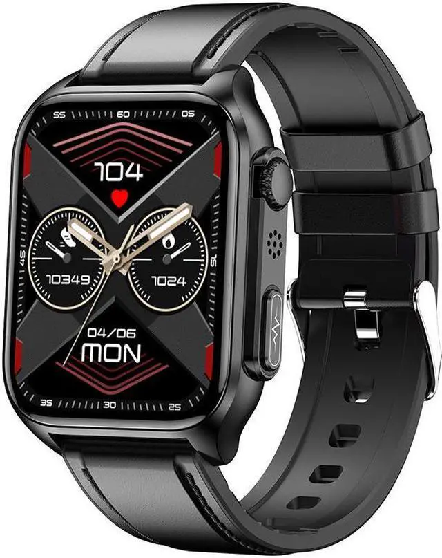 Alt view image 2 of 7 - Tk12 Smart Watch Ecg Blood Glucose Blood Oxygen Uric Acid Photo Call Men's Pedometer Body Temperature Bracelet