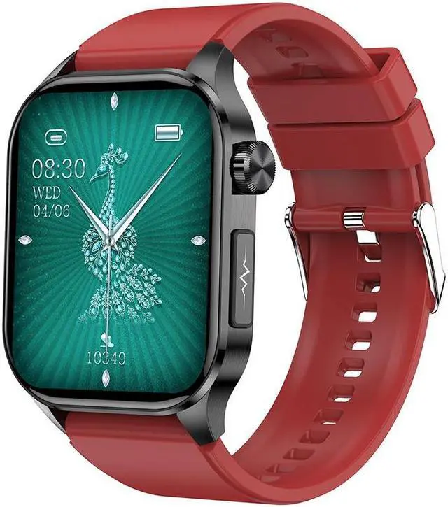 Main image of Et580 Smart Watch Ecg Blood Glucose Uric Acid Blood Lipid Body Temperature Men's Photo Call Watch