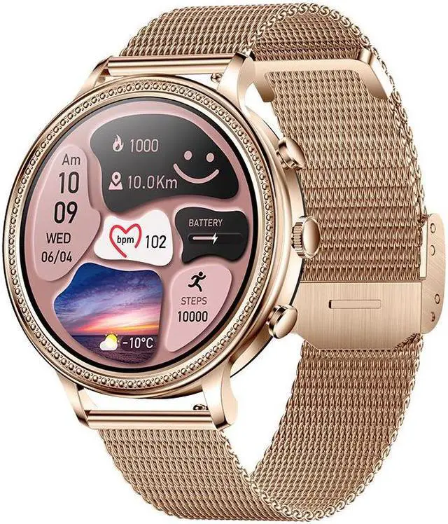 Main image of V60 Smart Watch Business Women Sleep Monitoring 1.39-Inch Full Touch Round Call Waterproof Bracelet