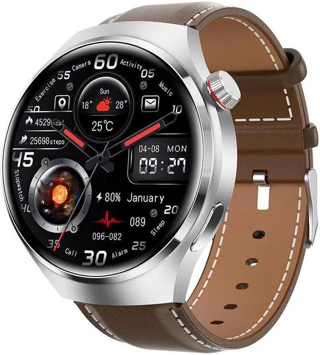 Main image of Gt4pro Round Screen Smart Watch Bluetooth Call Heart Rate Detection Blood Pressure Waterproof Sports Men's Watch