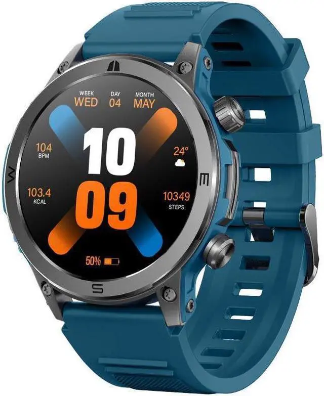 Main image of Hm38 Smart Watch Bluetooth Talk Heart Rate Blood Pressure Blood Oxygen Exercise Waterproof Watch For Men