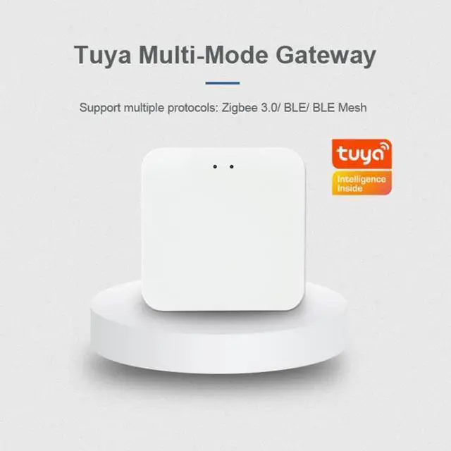 Alt view image 5 of 7 - Tuya Intelligent Wireless Gateway Bluetooth Mesh+Zigbee Multimode Network Remote Control Full House Smart Device Wireless Gateway