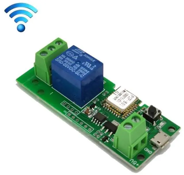 Main image of 2pcs Sonoff Single Channel WiFi Wireless Remote Timing Smart Switch Relay Module Works, Model: 5V 5V