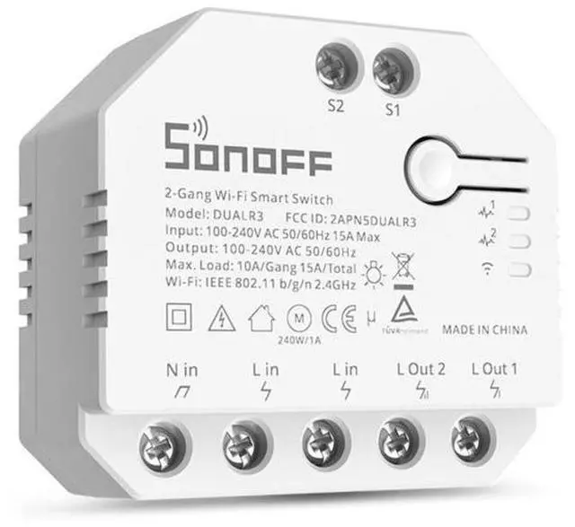Main image of Sonoff DUALR3 Dual Ways Control WiFi Smart Switch Module DUALR3