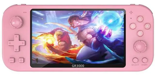 Main image of RG3000 Handheld Game Console Support Double Handle Mini Game Console RG3000 Pink (Pink)