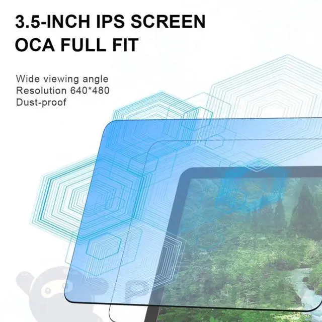 Alt view image 4 of 7 - RGB20S  3.5-Inch IPS Screen Retro Open Source Handheld Game Console 16GB Without Game (White)