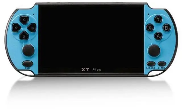 Alt view image 2 of 7 - X7 Plus Retro Classic Games Handheld Game Console with 5.1 inch HD Screen & 8G Memory, Support MP4 / ebook (Yellow)
