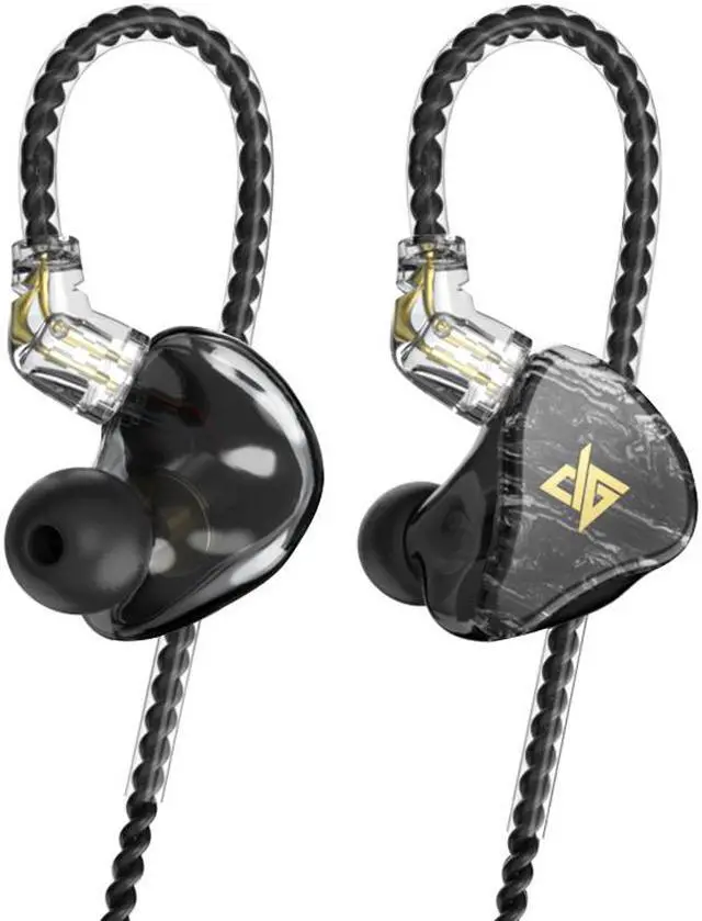 Main image of T100 Earbuds HiFi Audio 8mm Dual Dynamic Driver In-ear Earphone Bass IEM 2Pin 0.78mm Detachable Cable Sports Headphones