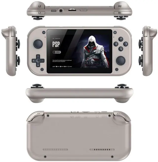 Alt view image 2 of 7 - M17 4K HD Output Handheld Game Console, Portable PSP Style Game Player