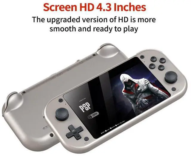 Alt view image 6 of 7 - M17 4K HD Output Handheld Game Console, Portable PSP Style Game Player