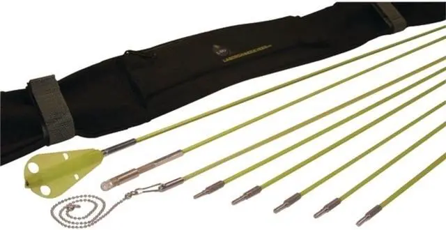 Alt view image 2 of 5 - Labor Saving Devices 81-600 Creep-Zit Compact Threaded Connector Wire Running Rod Kit, 24ft