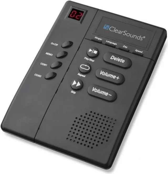 Alt view image 10 of 10 - ClearSounds ANS3000 Digital Amplified Answering Machine