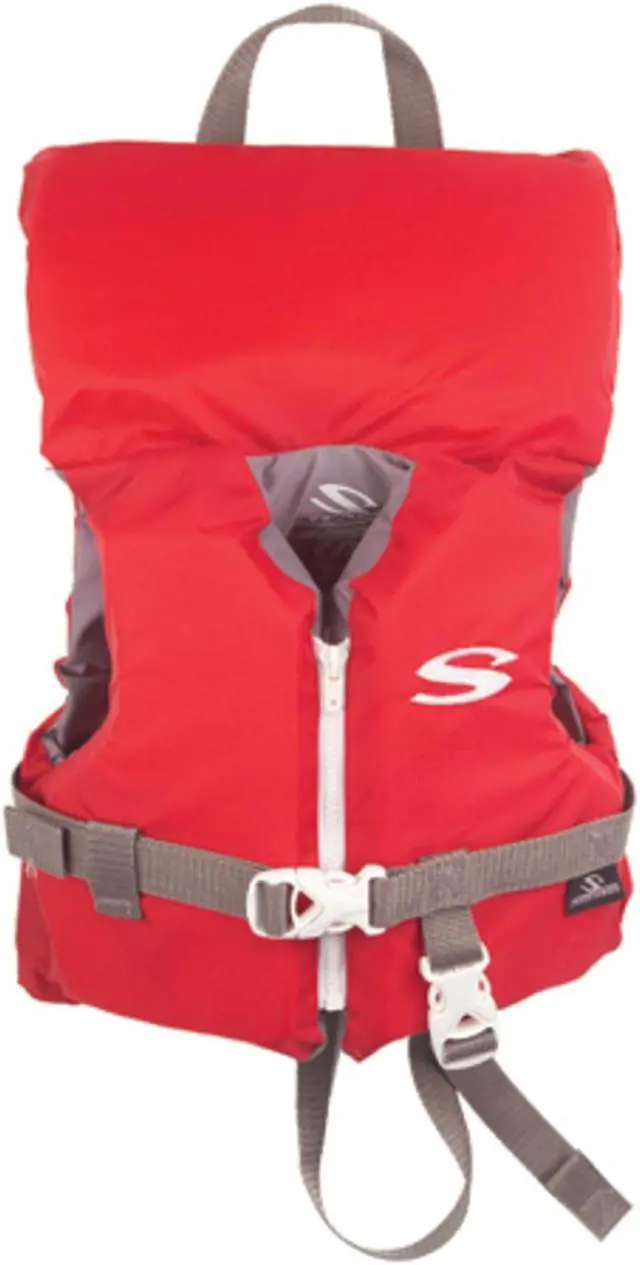 Alt view image 4 of 6 - STEARNS CLASSIC INFANT LIFE JACKET RED UP TO 30 LBS 3000004468