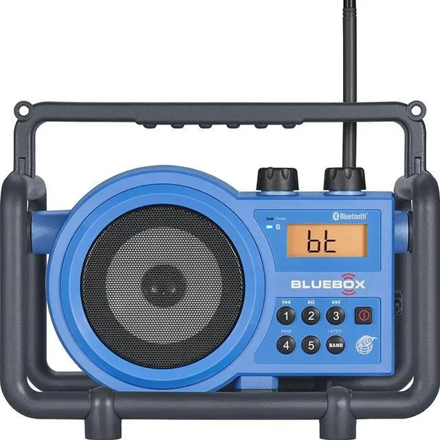 Alt view image 6 of 9 - Sangean - BB-100 - Sangean FM / AM / Bluetooth / Aux-in Ultra Rugged Digital Tuning Receiver - 5 x FM, 5 x AM PresetsLCD