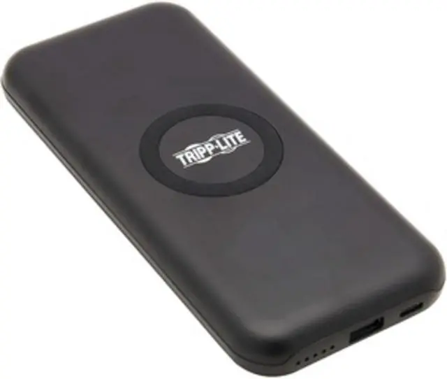 Alt view image 8 of 11 - Tripp Lite UPB-10K0-1U1CQ Power Bank - For USB Device, Smartphone, iPhone, Mobile Device - Lithium Ion (Li-Ion) - 10000 mAh - 3 A - 5 V DC Output - 5 V DC, 9 V DC Input - 2 x - Black