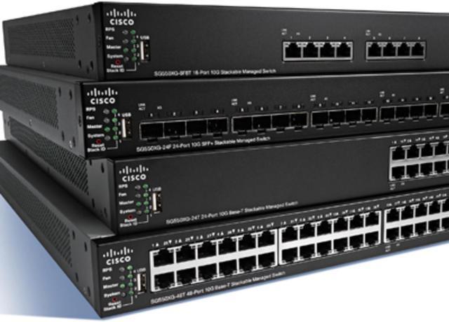 Alt view image 5 of 5 - Cisco - SG350X-24-K9-NA - Cisco SG350X-24 Layer 3 Switch - 24 Ports - Manageable - Gigabit Ethernet - 10/100/1000Base-T
