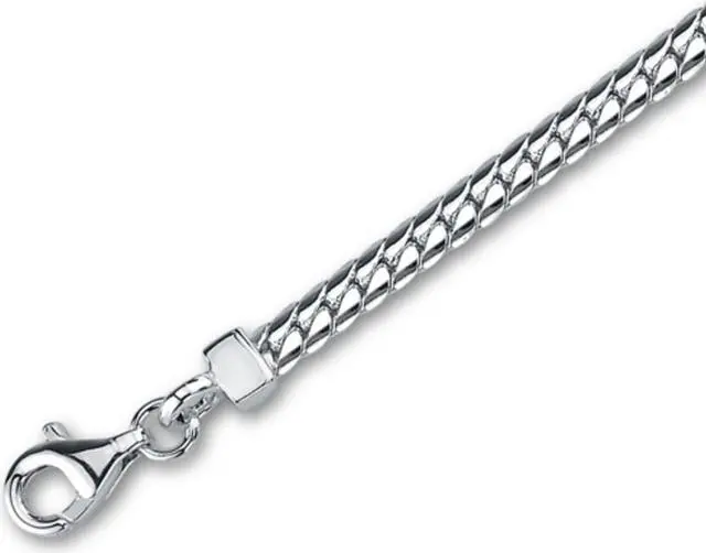 Alt view image 3 of 4 - Luxurious Oval Cut Created Sapphire & White CZ Gemstone Bracelet in Sterling Silver