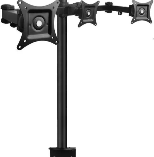 Alt view image 6 of 20 - Siig Articulating Triple Monitor Desk Mount - 13" To 27"
