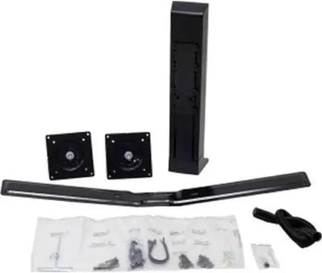 Alt view image 8 of 13 - Ergotron 97-934-085 WorkFit Dual Monitor Kit, universal