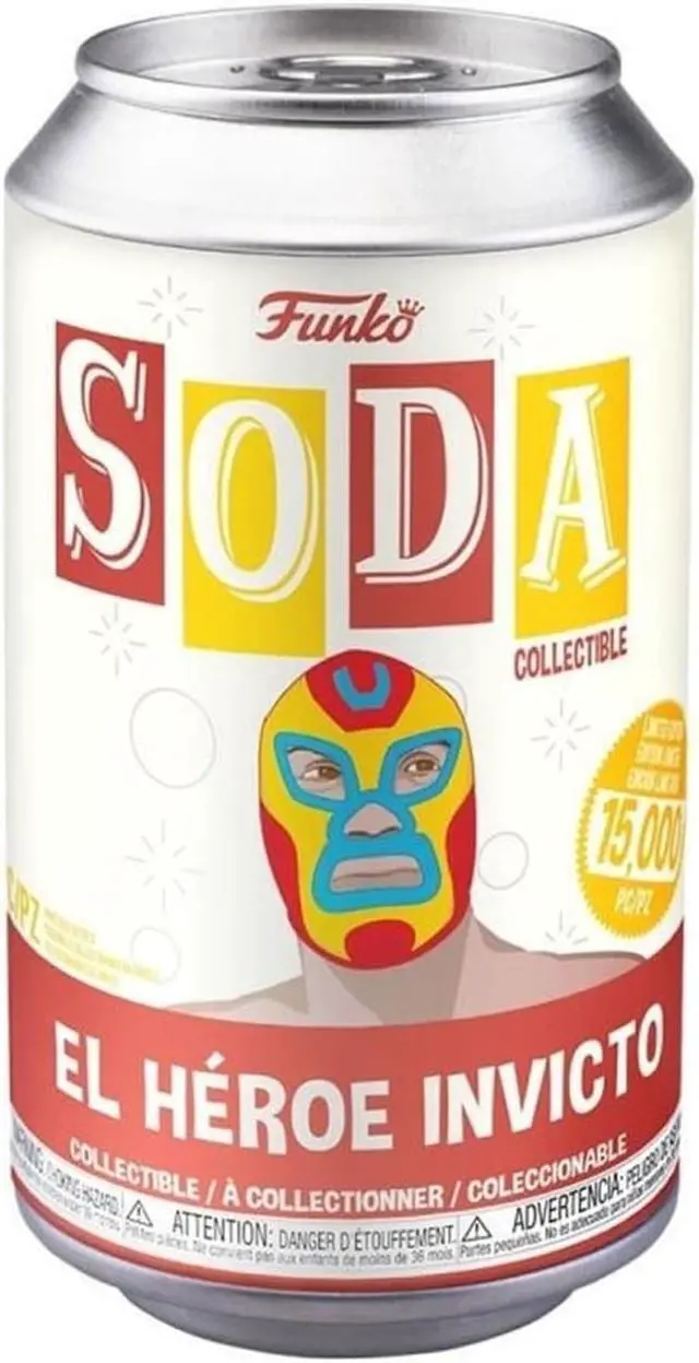 Alt view image 3 of 3 - Funko POP Soda Marvel Luchadores Iron Man 4.25" Wrestling Figure Collectible