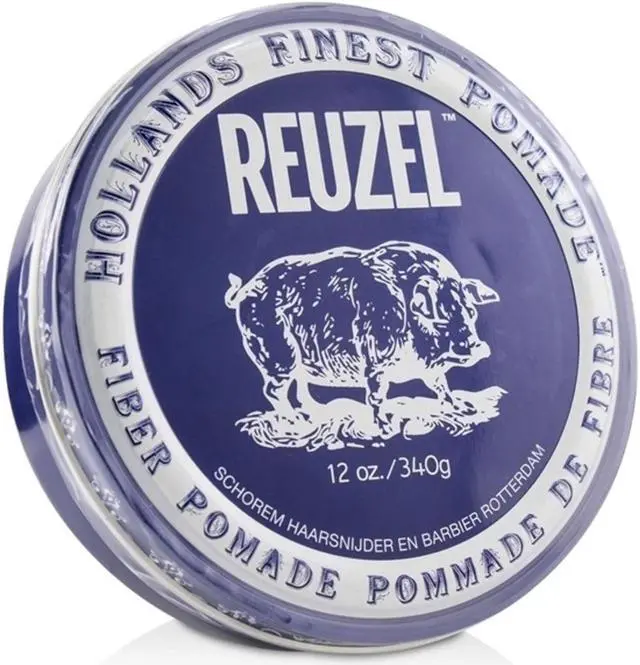 Alt view image 2 of 10 - ZZRST Reuzel Holands Finest Ointment Fiber Pomade Blue Tin 12 Ounce