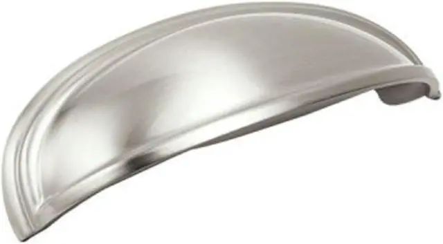 Alt view image 10 of 11 - Amerock Ashby 4 In. & 3 In. Satin Nickel Center-to-Center Cup Pull BP36640G10