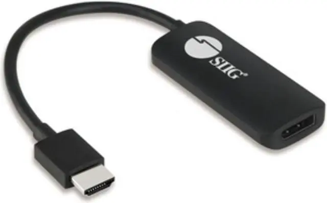 Alt view image 9 of 16 - Siig Hdmi To Displayport 1.2 4K 60Hz Converter Adapter