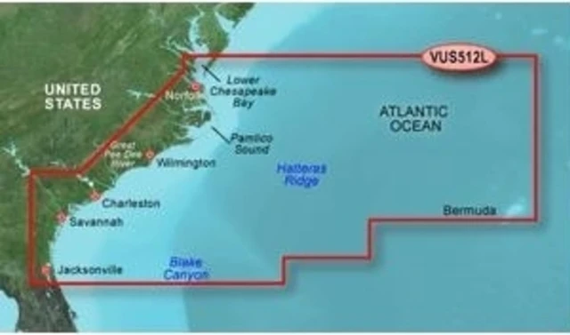 Alt view image 7 of 11 - Garmin 010-C0741-00 Bluechart g2 vision VUS512L, Mid-Atlantic (SD Card)