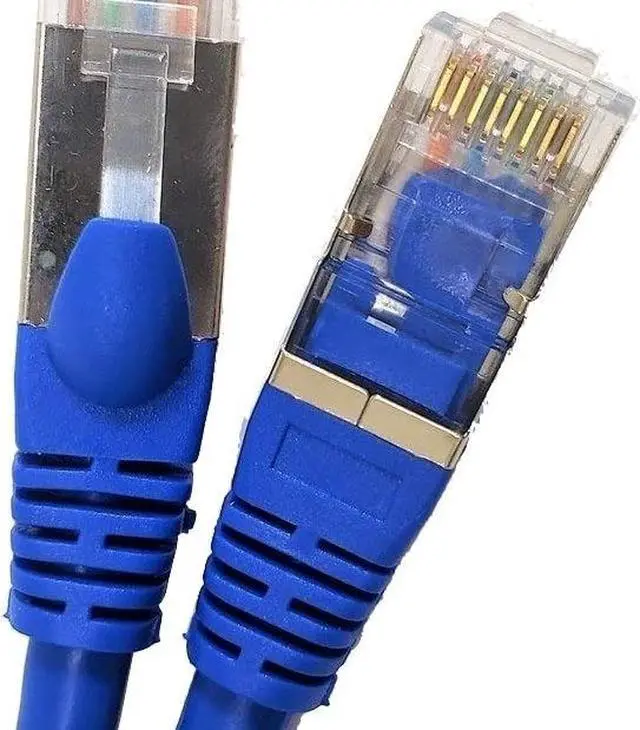 Alt view image 7 of 7 - Micro Connectors 100 Feet Cat7 SFTP Double Shielded RJ45 Snagless Ethernet (26AWG) Cable (Blue) (E11-100BL)