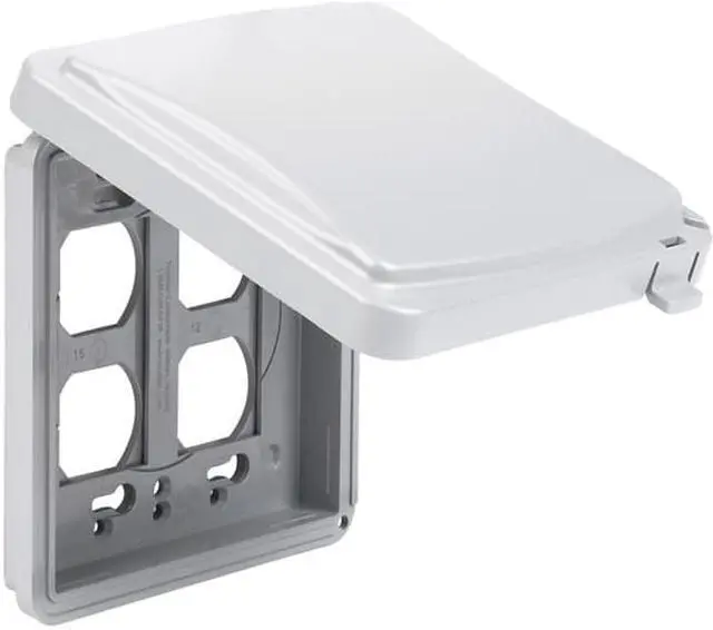 Alt view image 3 of 5 - TAYMAC MM1410G 2 Gangs -Gang Vertical Weatherproof Cover, ,Polycarbonate