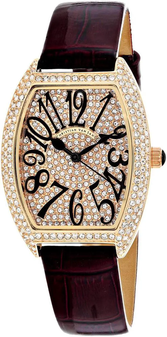 Alt view image 3 of 4 - Christian Van Sant Women's Elegant Watch Quartz Mineral Crystal CV4822