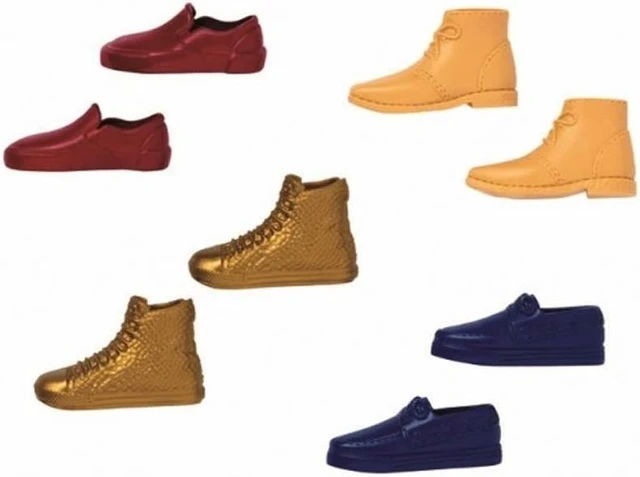 Alt view image 4 of 4 - Barbie Ken Men's Shoes Accessory Pack 4ct Doll Dress Up Footwear Mattel