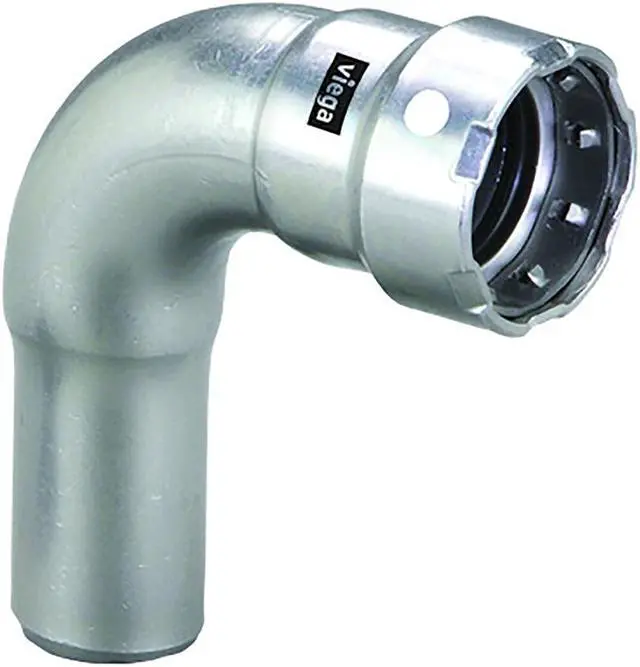 Alt view image 5 of 8 - Viega Megapress Stainless 304 90 Degree Street Elbow, 1/2" x 1/2" Tube Size