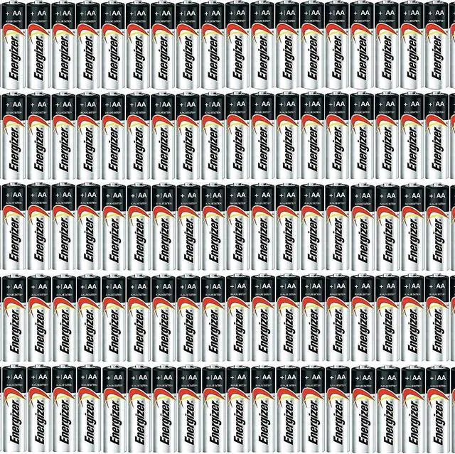 Alt view image 3 of 10 - Energizer Max Alkaline Mercury-Free Batteries, Size AA 100-Pack